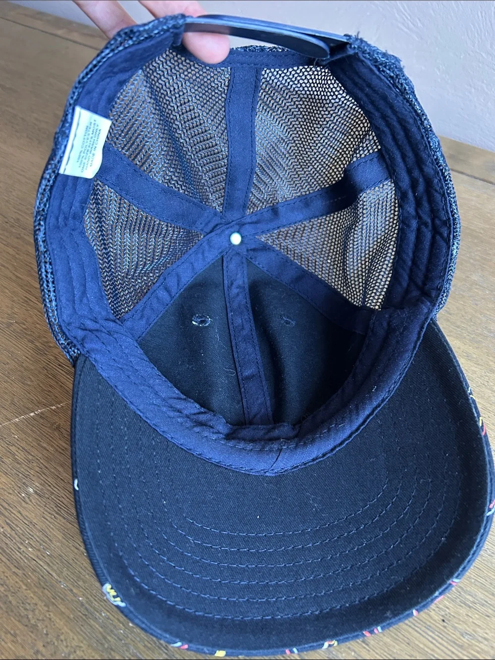 McDonald's  Employee All Over Iconic French Fries Boxes Patterned Black Cap OSFA
